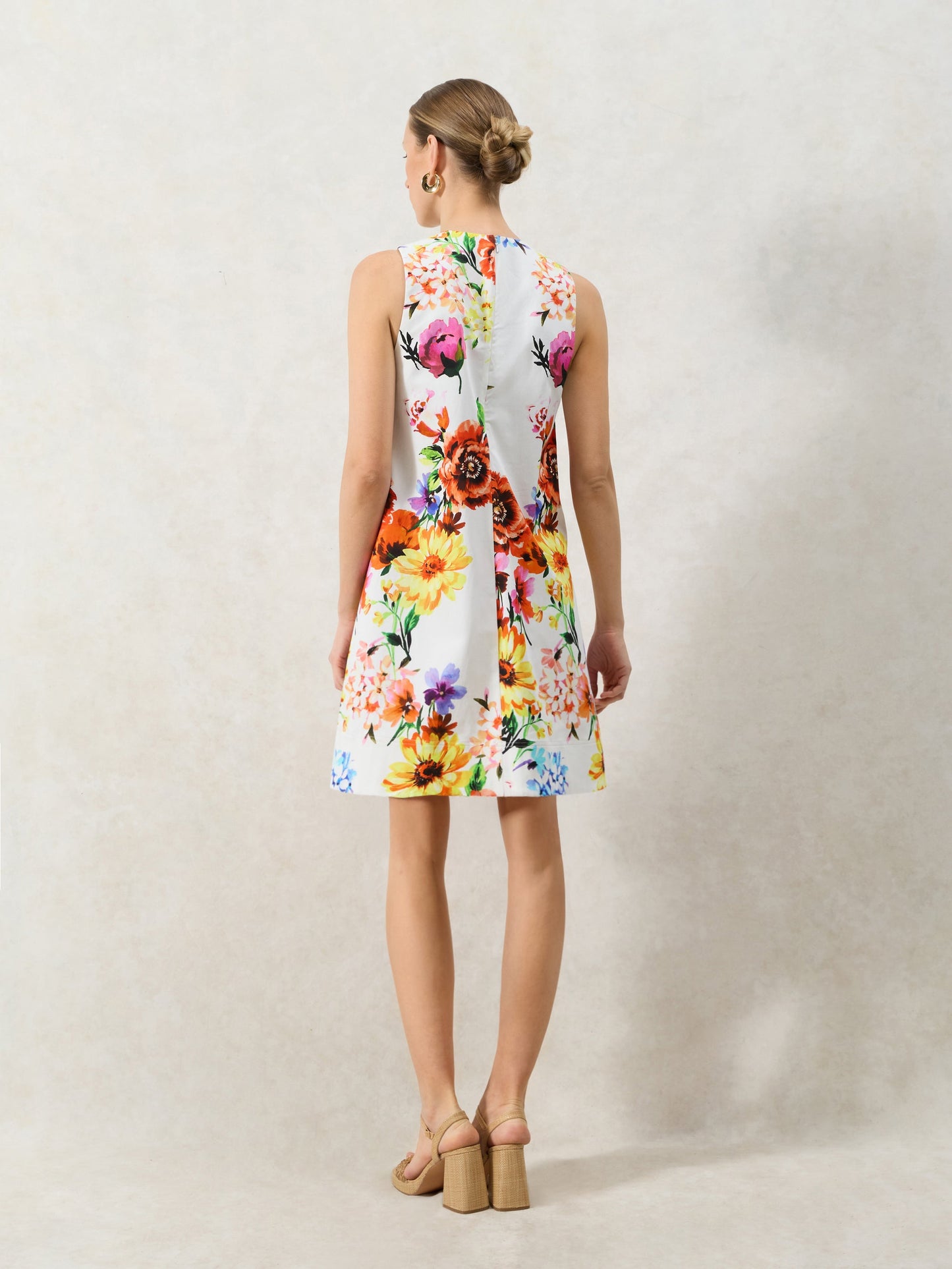 Petite Garden Floral Shift Dress